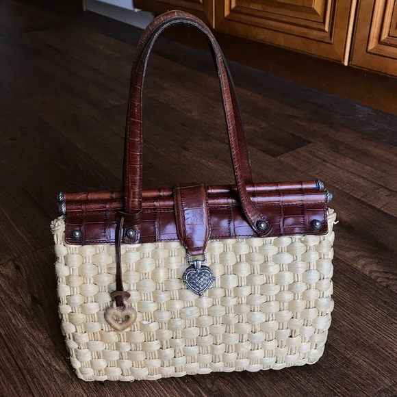 Brighton Handbags - Vintage Brighton Straw Doctor Purse